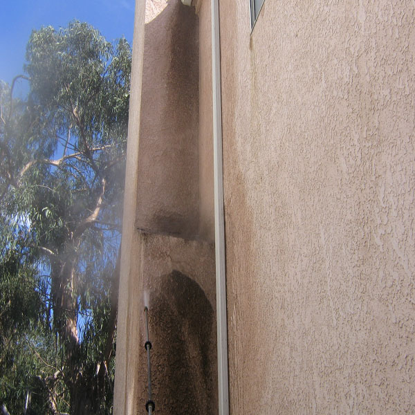 Pressure Washing House Stains