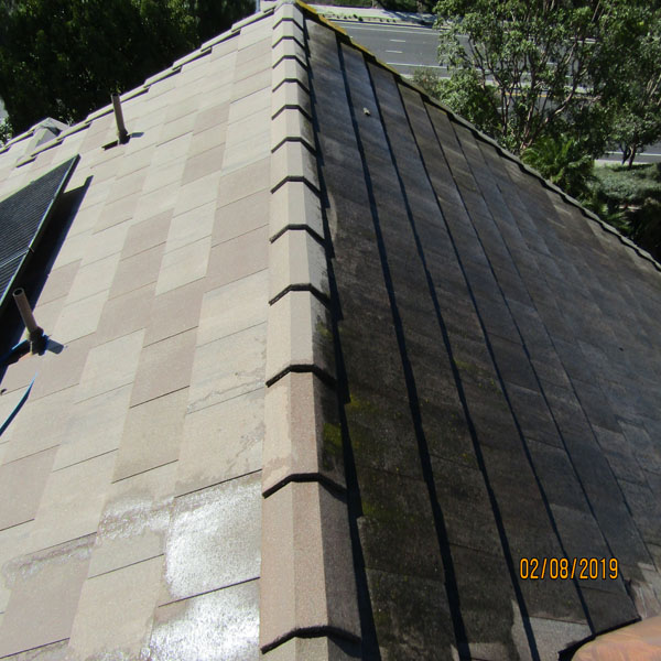 Slate Roof Tile Before & After